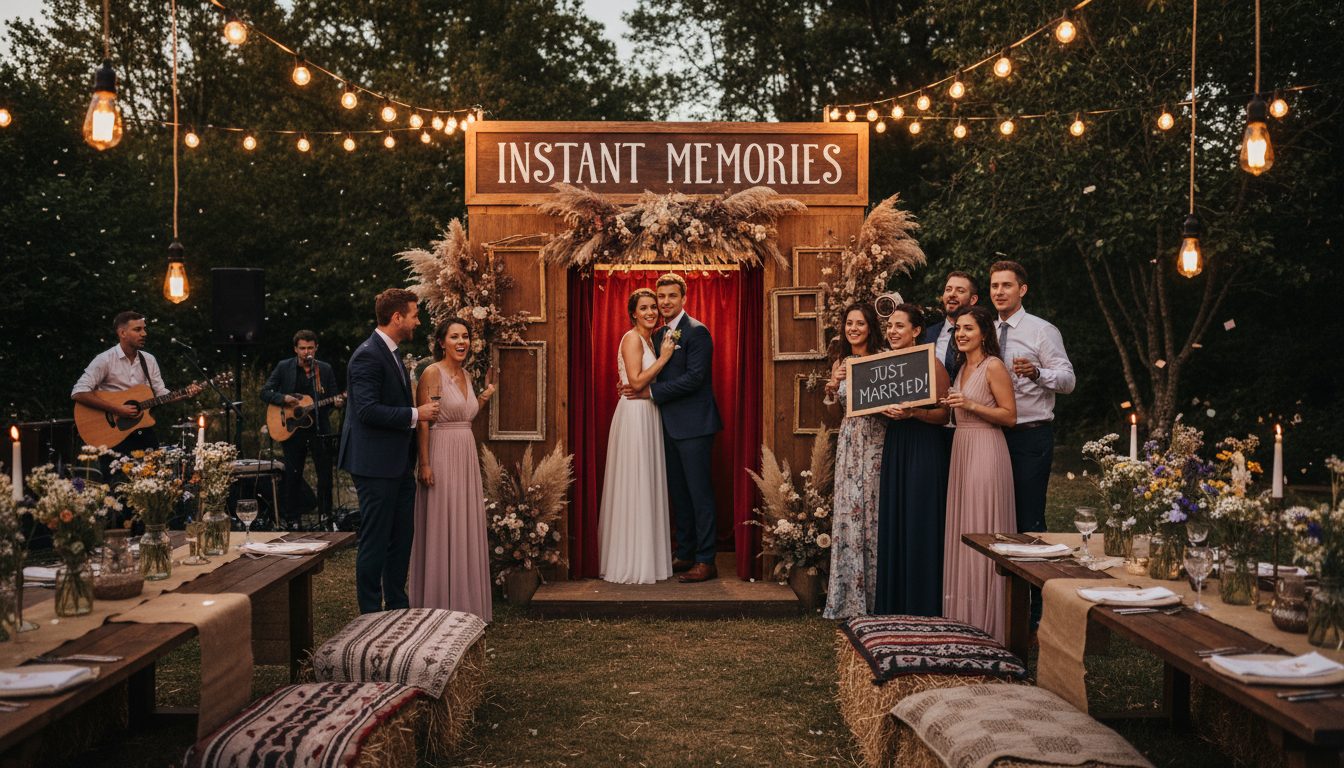 Vintage photo booth at a Vancouver wedding — The Retro Booth
